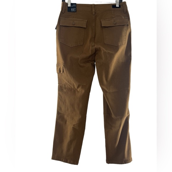 NWT Kut from the Kloth Miller High Waist Wide Leg Cargo Jeans 10 - Picture 8 of 10